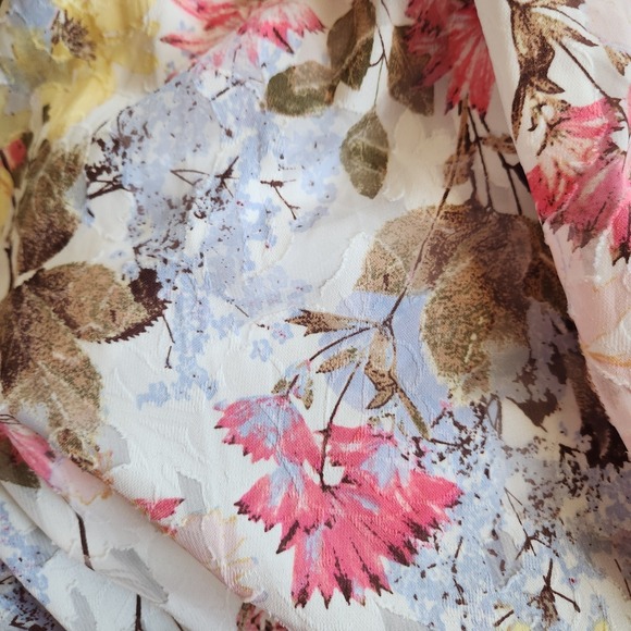 Lane Bryant Tiered Maxi Dress Size 18 Adjust Straps Long Floral Spring Wedding - Picture 12 of 13